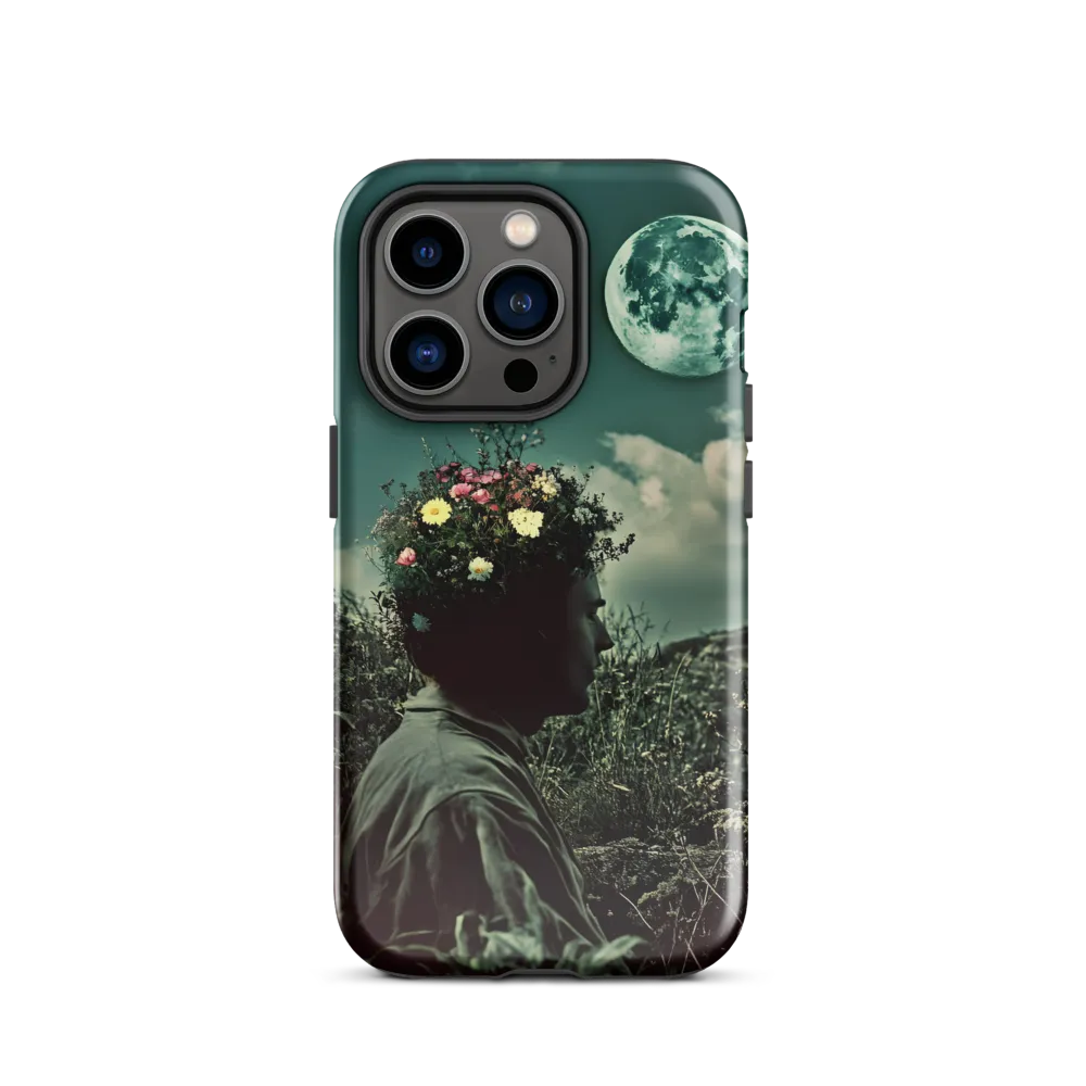 Moonlit Blossom | Phone Case |  14 Pro | Tough Case | Glossy