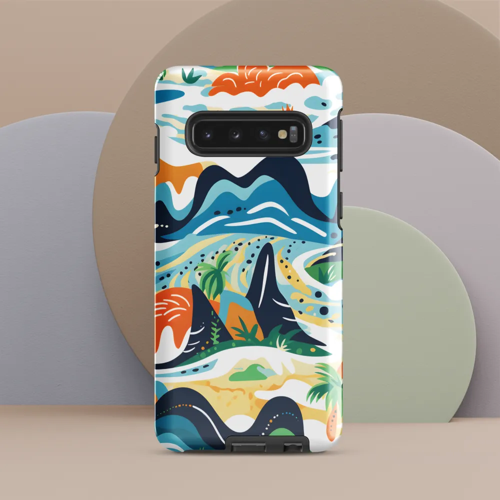 Abstract Tropical Landscape