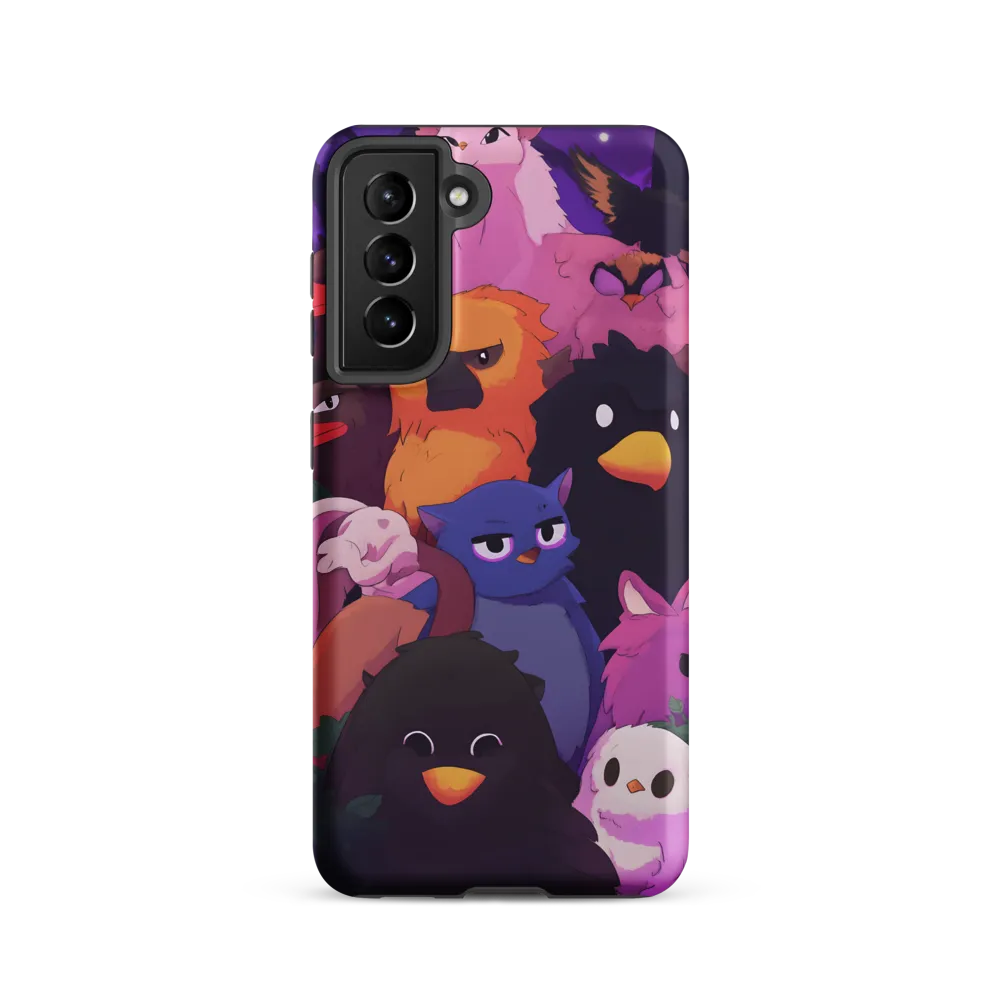 Whimsical Avian Gathering