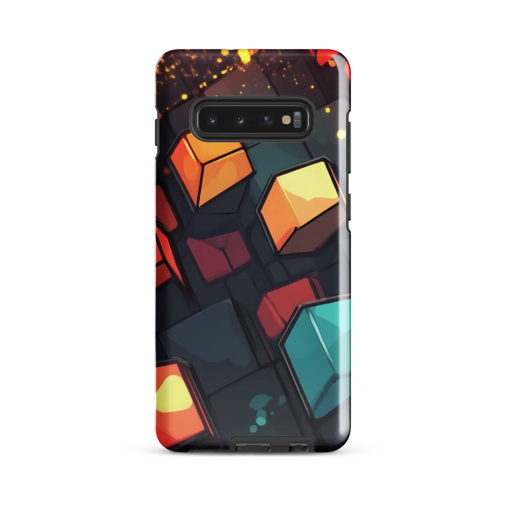 Illuminated Geometry | Phone Case |  S10 Plus | Tough Case | Glossy