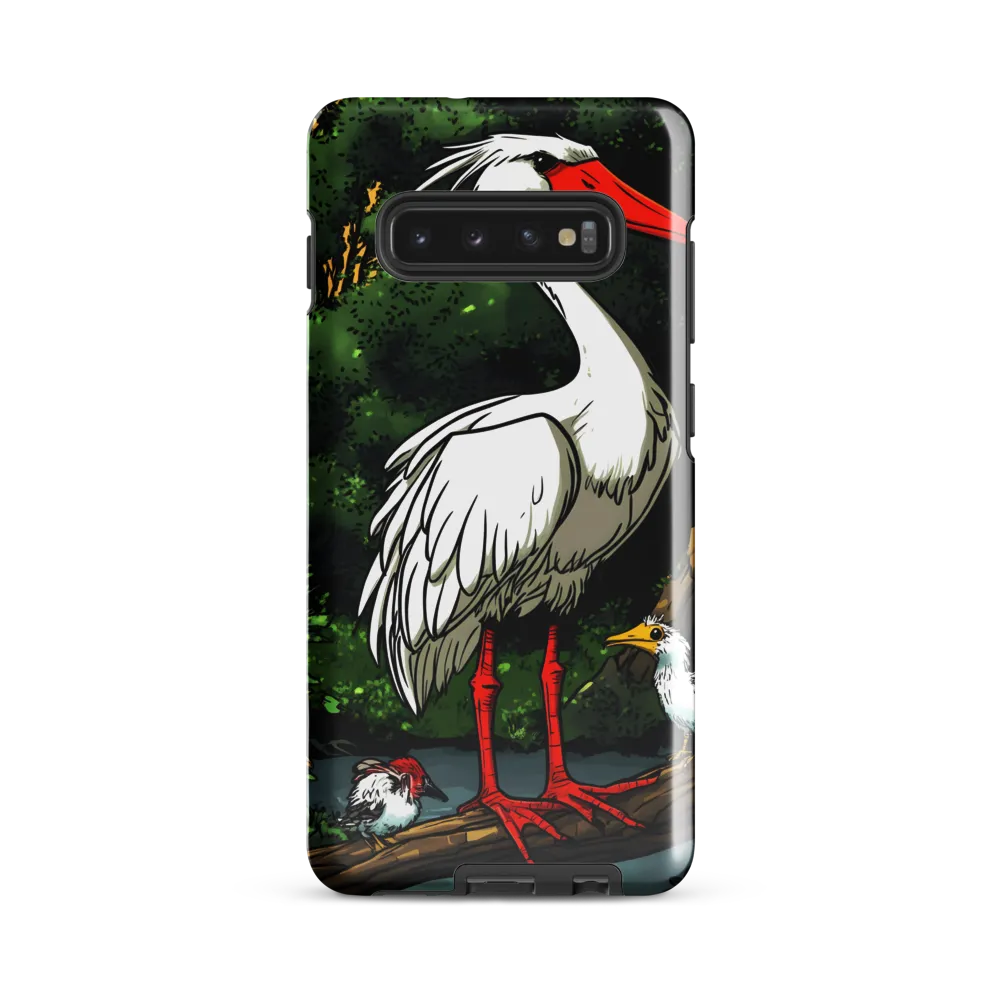 Unity in Nature: The Avian Gathering | Phone Case |  S10 Plus | Tough Case | Glossy