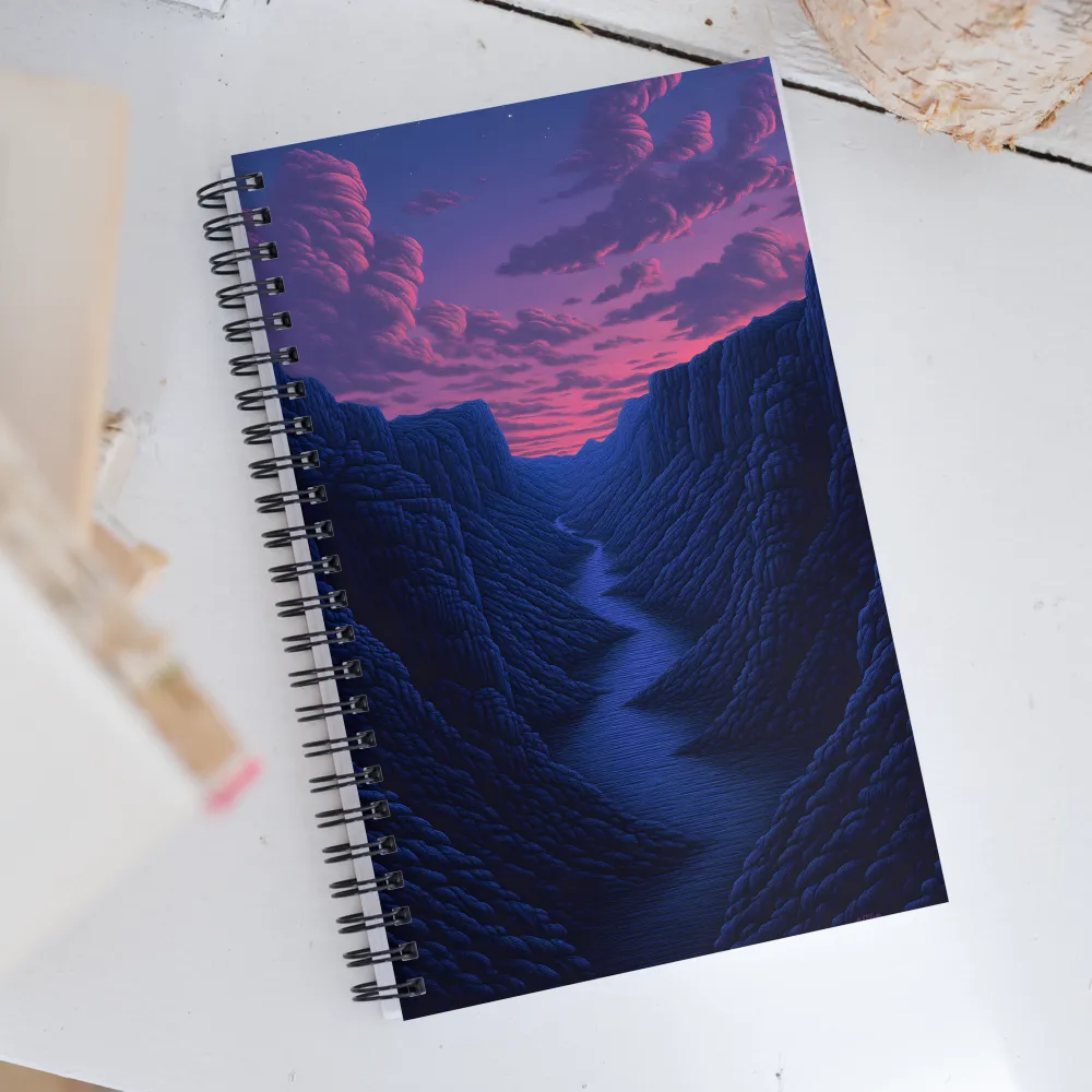 Twilight Canyon | Spiral Notebook