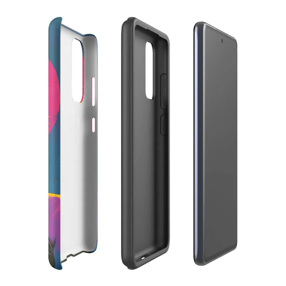 Neon Dreams: Portrait of a Modern Muse | Phone Case |  S20 FE | Tough Case | Matte