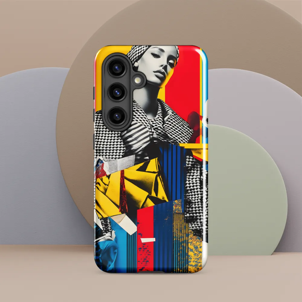 Vibrant Echoes of Fashion | Phone Case |  S24 | Tough Case | Glossy