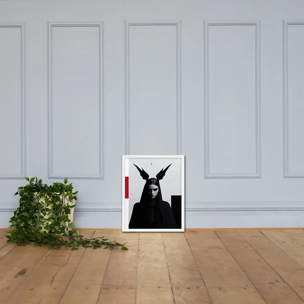 Whispers of Darkness | Poster with White Frame | 16″×20″