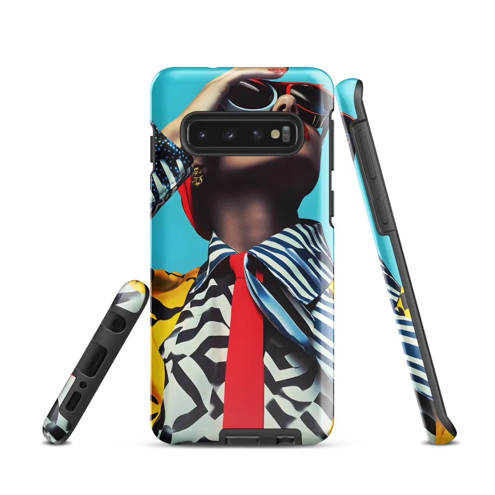 Chic Confidence in Bold Patterns