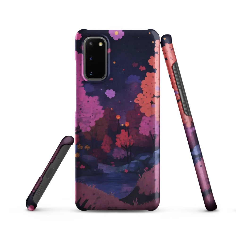 Whispers of Spring: A Serene Landscape | Phone Case |  S20 | Snap Case | Matte