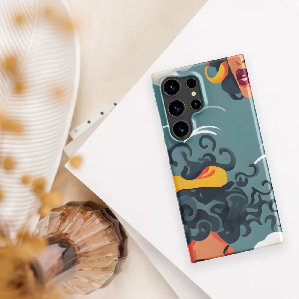 Dreamscapes of Elegance: A Vibrant Exploration of Clouds and Emotion | Phone Case |  S24 Ultra | Snap Case | Matte