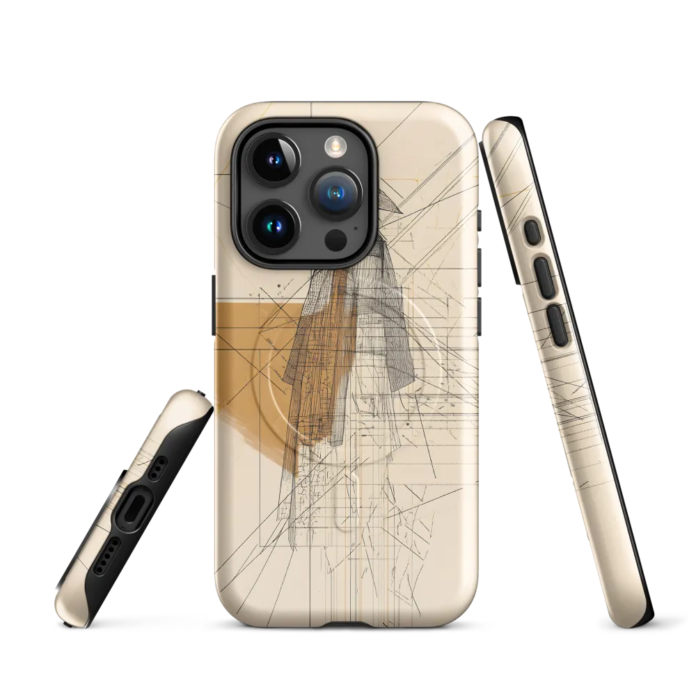 Abstract Profile: A Minimalist Exploration | Phone Case |  15 Pro | MagSafe® Tough Case | Glossy