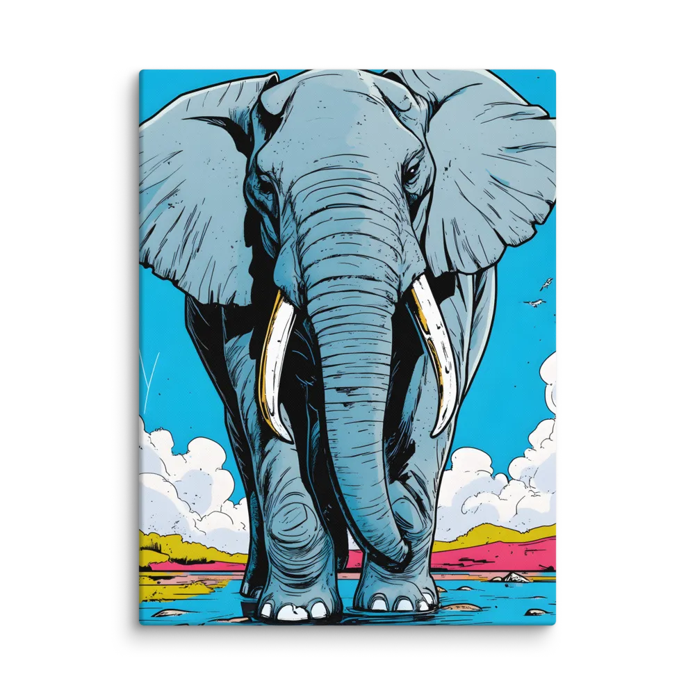 Majestic Presence: The Elephant | Canvas | 30″×40″