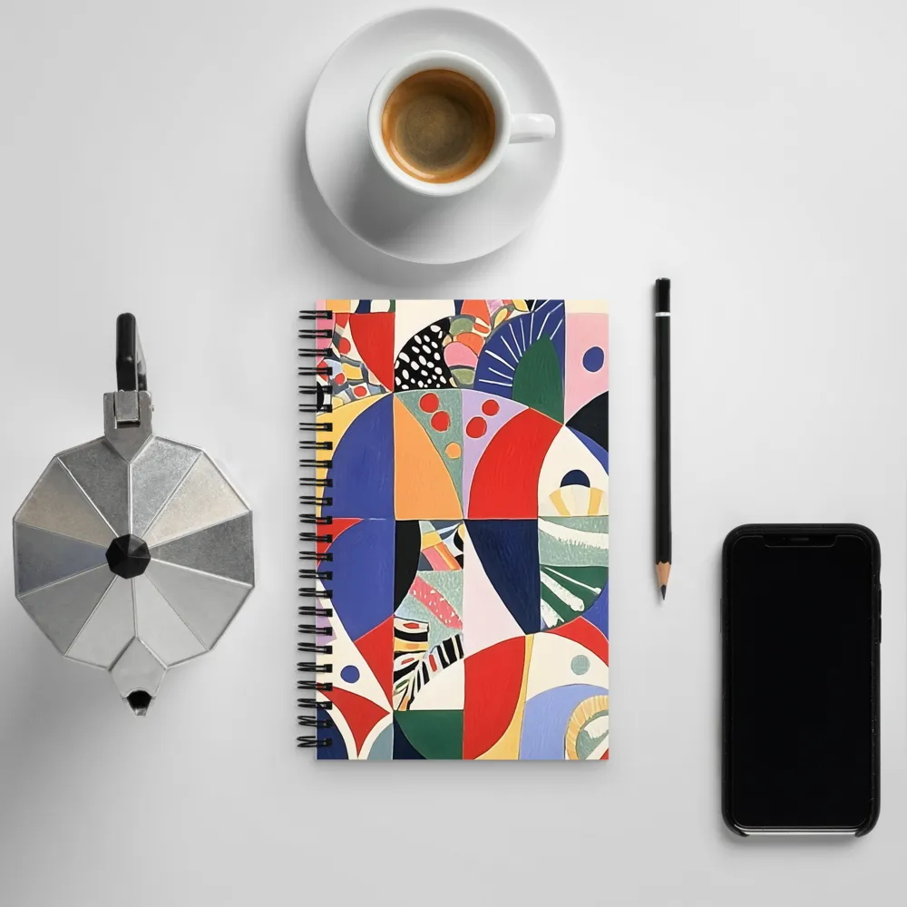 Dynamic Mosaic Symmetry | Spiral Notebook