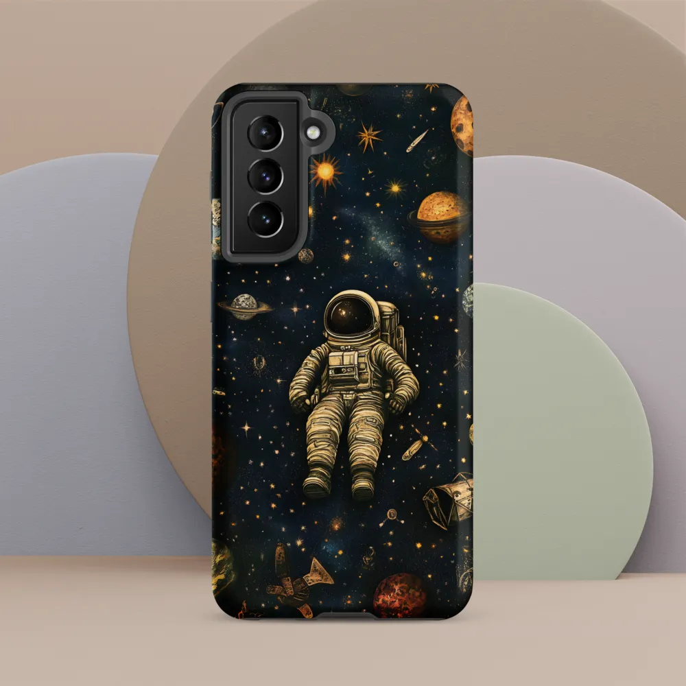 Cosmic Voyage: An Astronaut's Solitude
