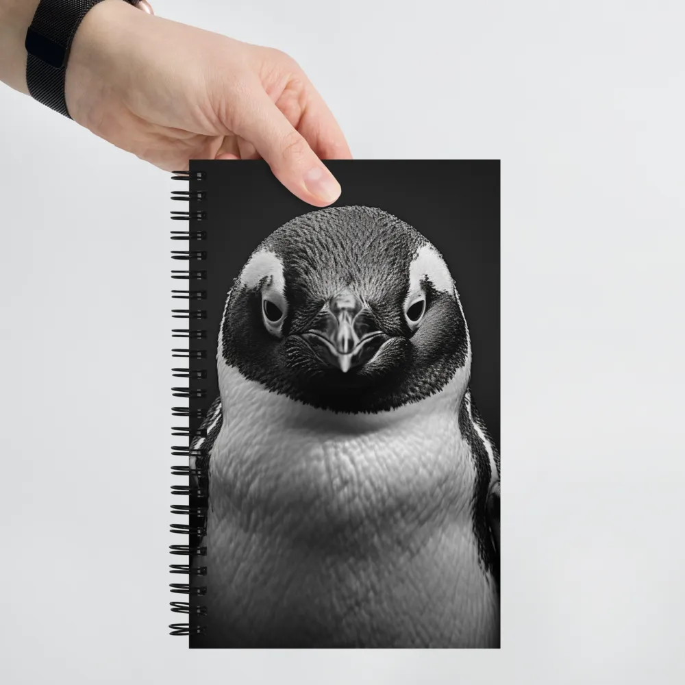 Majestic Penguin Portrait | Spiral Notebook