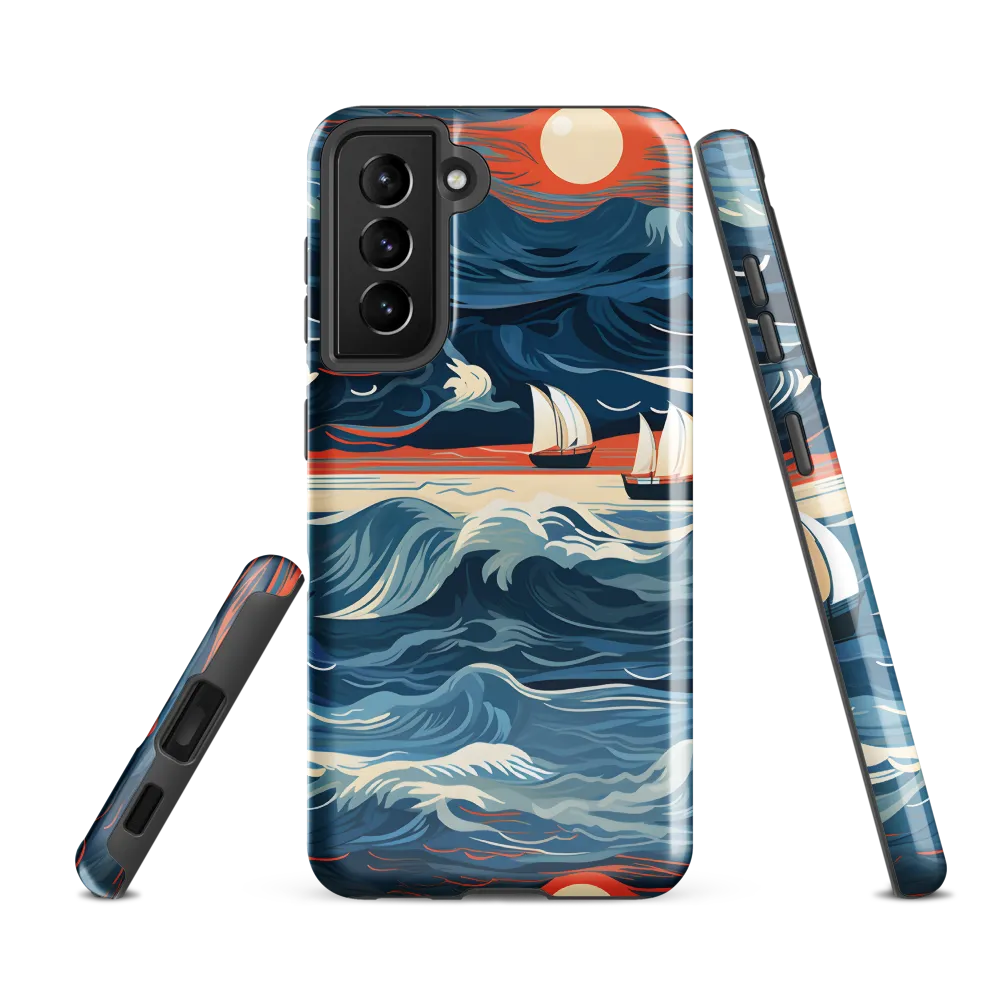 Ocean Whispers: A Voyage at Dusk