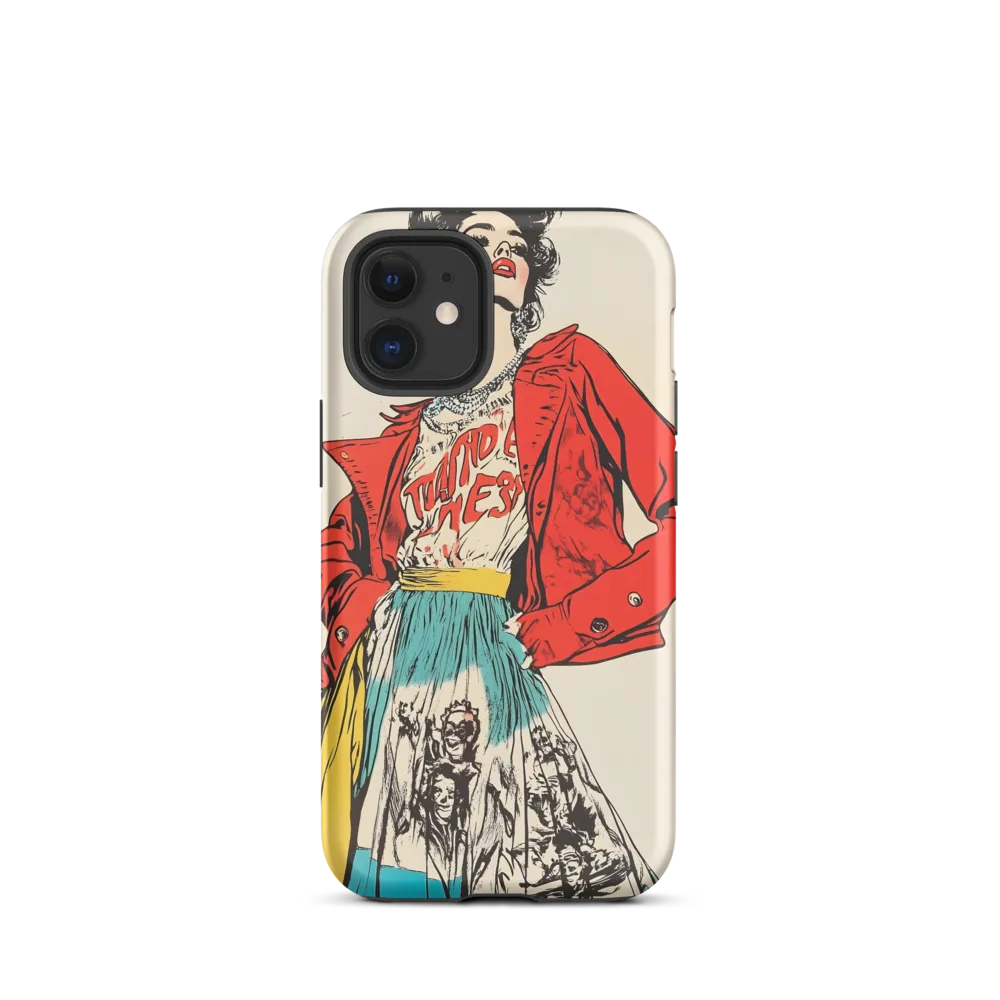 Vibrant Elegance: A Pop Art Fashion Statement