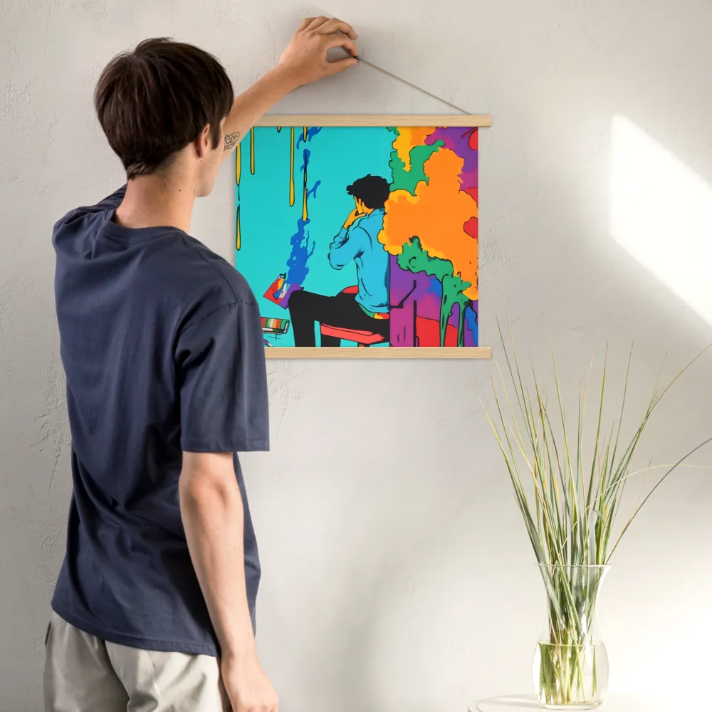 The Artist Within | Poster With Oak Wood Hanger | 18″×18″