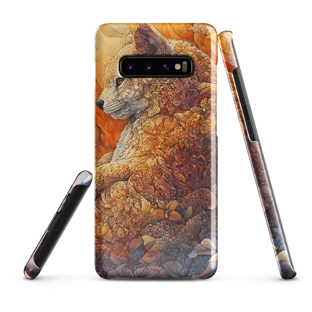 Whispers of the Forest: A Serene Fox | Phone Case |  S10 Plus | Snap Case | Glossy