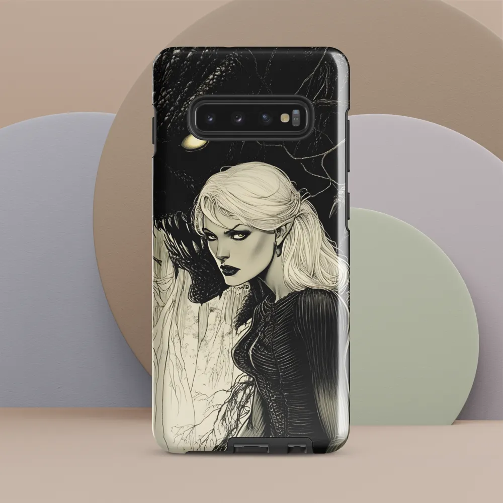 Confrontation in Shadows | Phone Case |  S10 Plus | Tough Case | Glossy