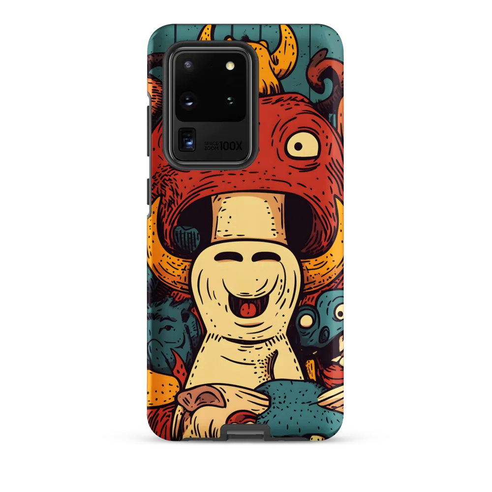 Whimsical Gathering of Creatures | Phone Case |  S20 Ultra | Tough Case | Matte