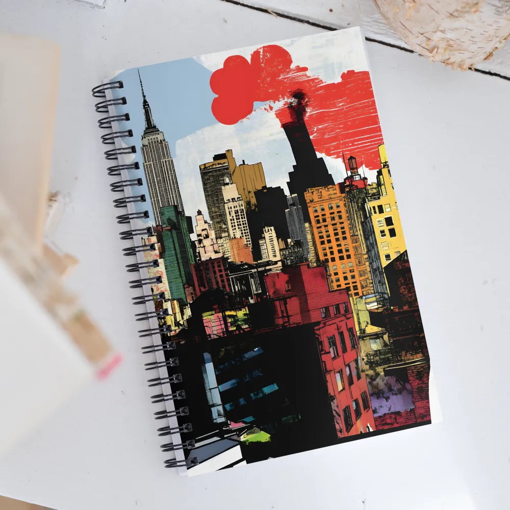 City Pulse: Urban Vibrance | Spiral Notebook