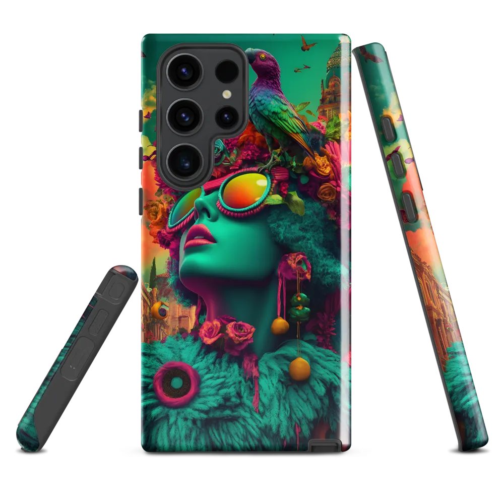 Whimsical Flora | Phone Case |  S23 Ultra | Tough Case | Glossy