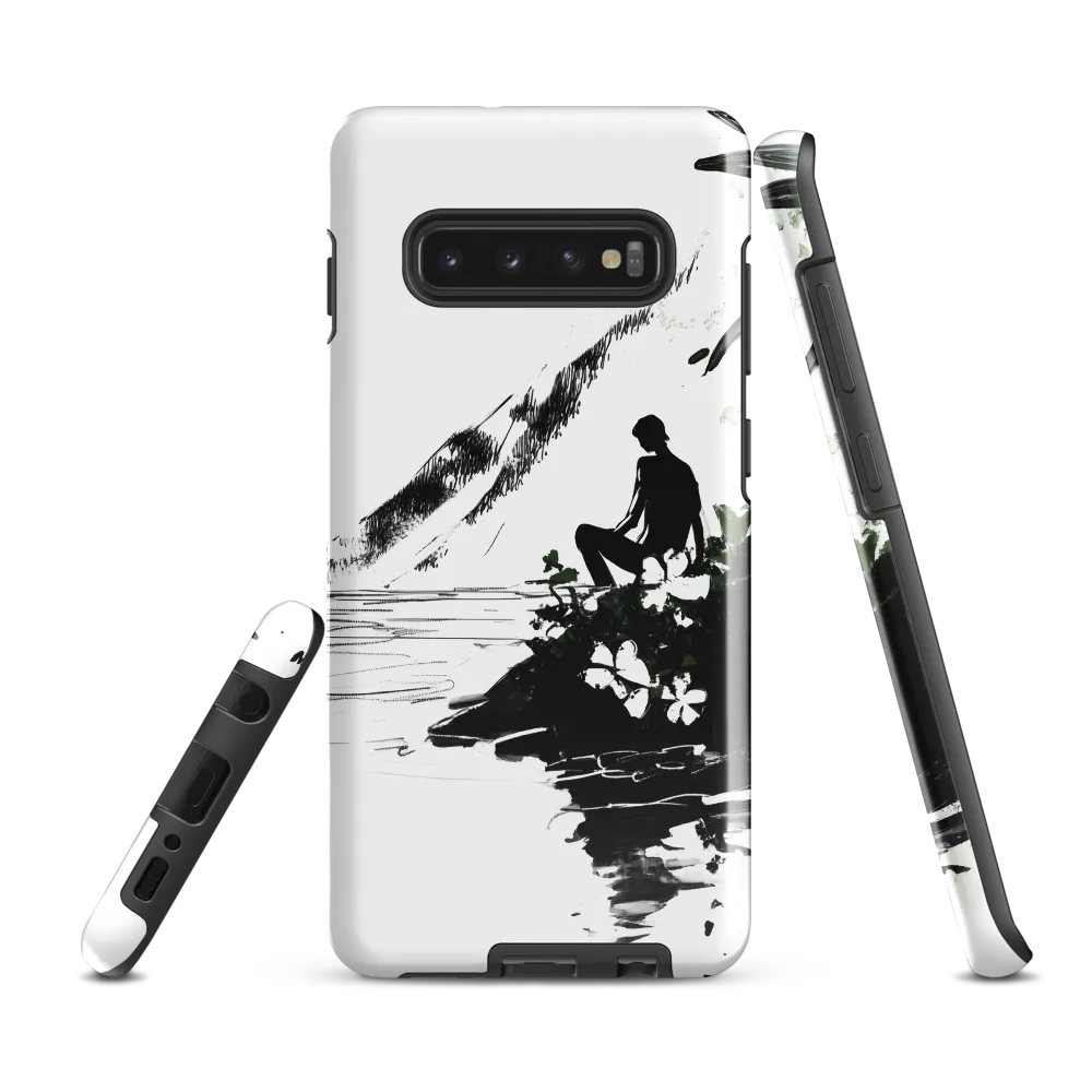 Contemplation by the Water | Phone Case |  S10 Plus | Tough Case | Glossy