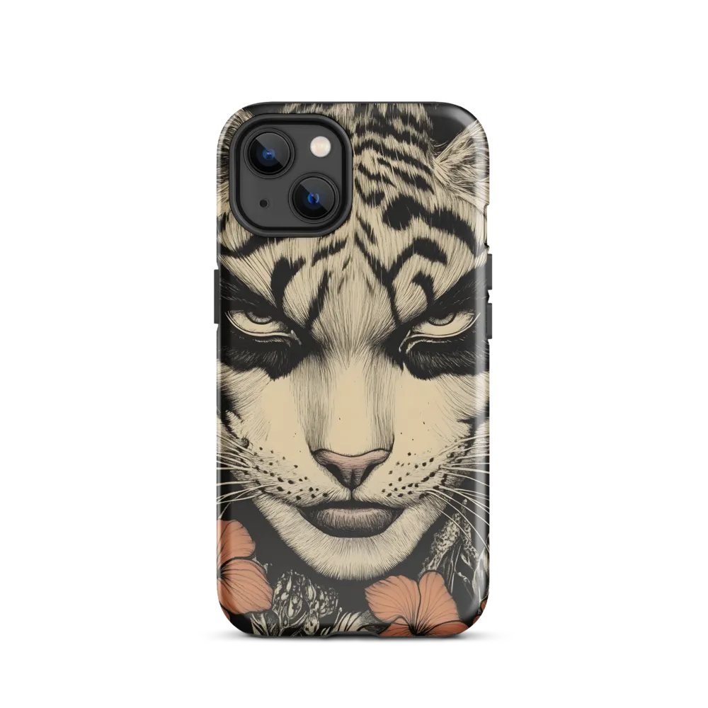 Feline Majesty: The Human-Leopard Connection | Phone Case |  13 | Tough Case | Glossy