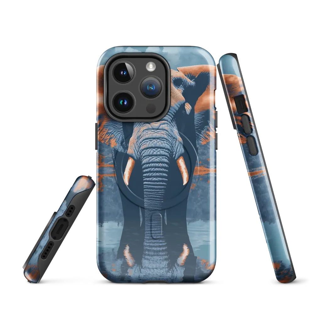 Majestic Reflection: The Elephant's Serenade