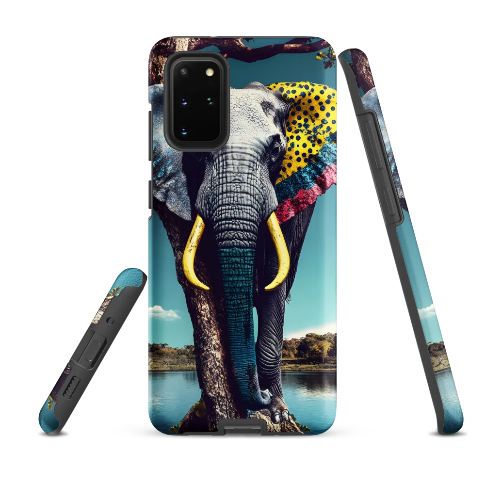Painted Ears, Teal Trunk