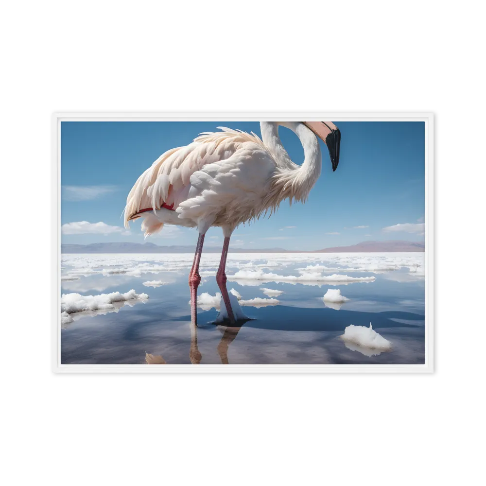 Graceful Solitude of a Flamingo