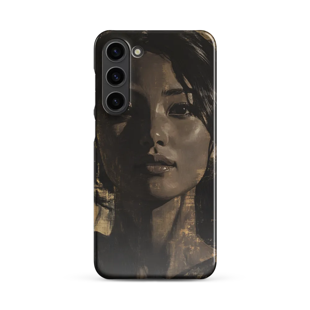 Golden Gaze: A Contemporary Portrait