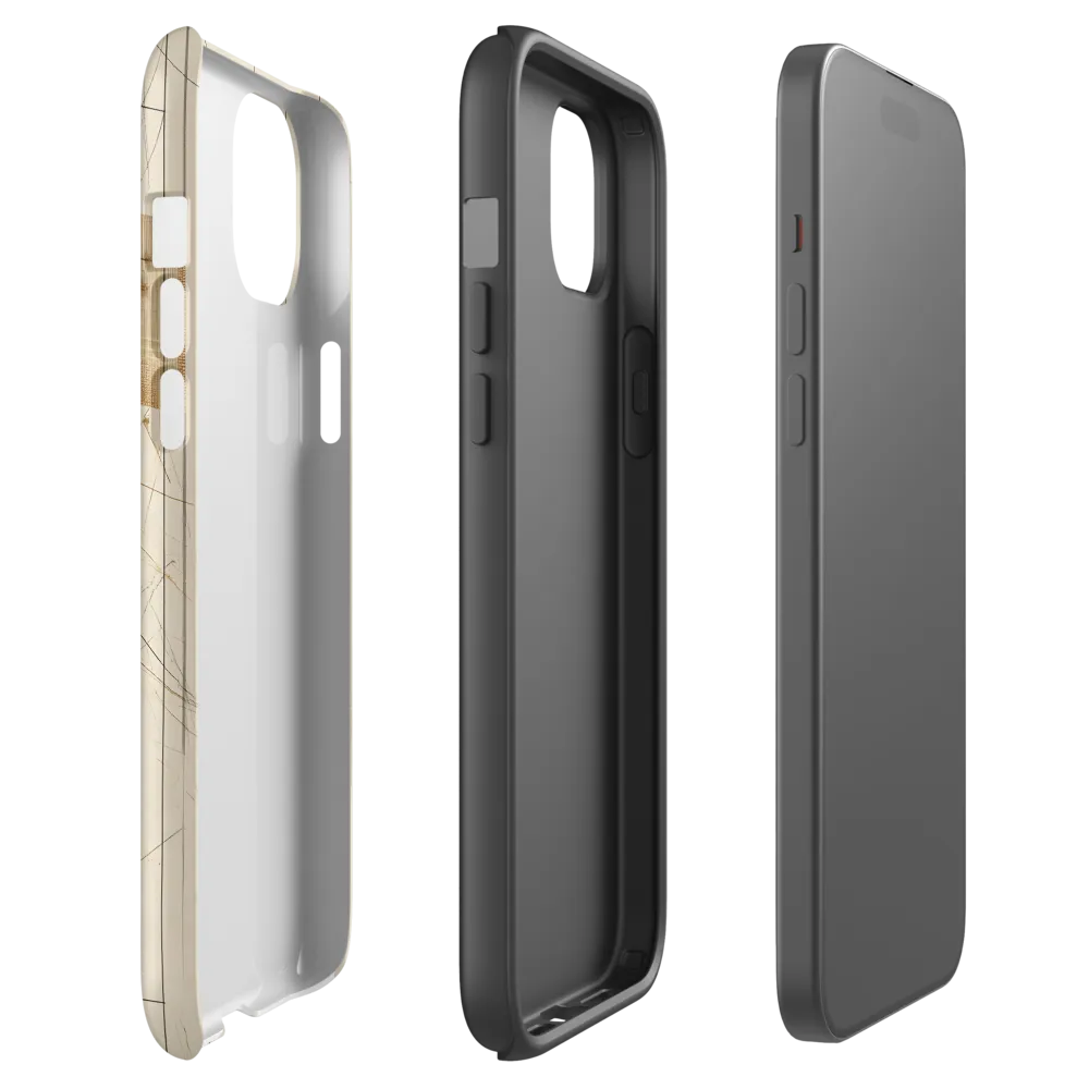 Elegance in Lines | Phone Case |  15 Plus | Tough Case | Matte