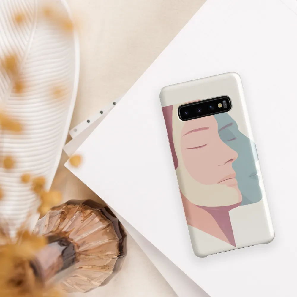 Dual Facets of Serenity | Phone Case |  S10 | Snap Case | Glossy