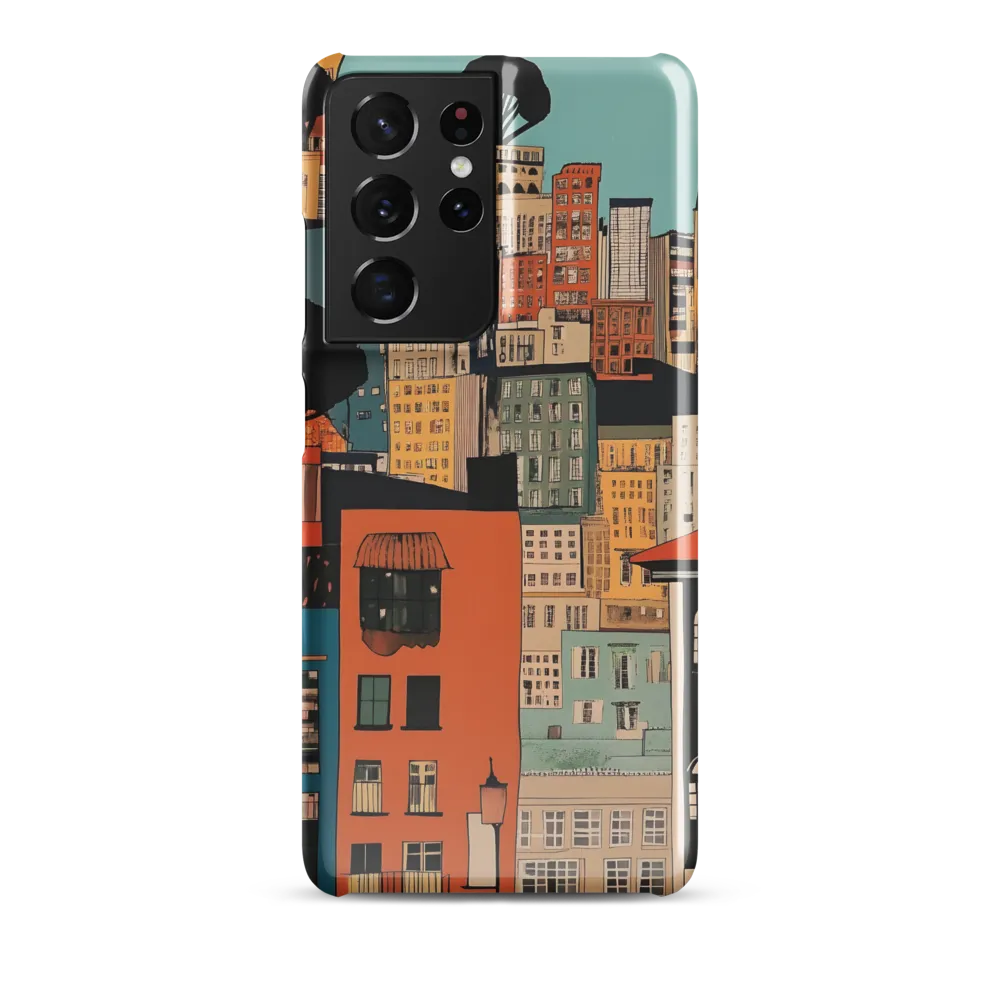 Urban Fusion: A Colorful Cityscape
