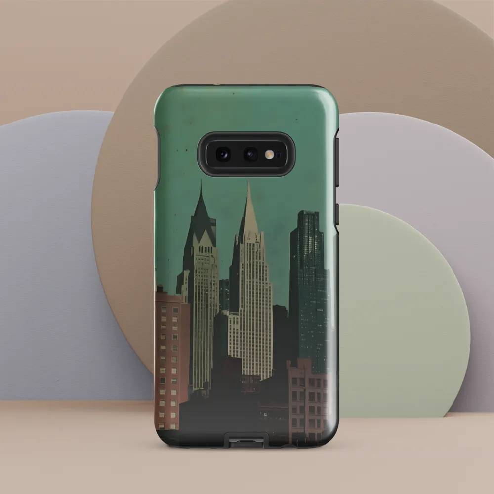 Urban Nostalgia: A Retro Cityscape