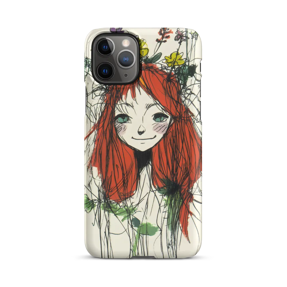 Whimsical Floral Portrait