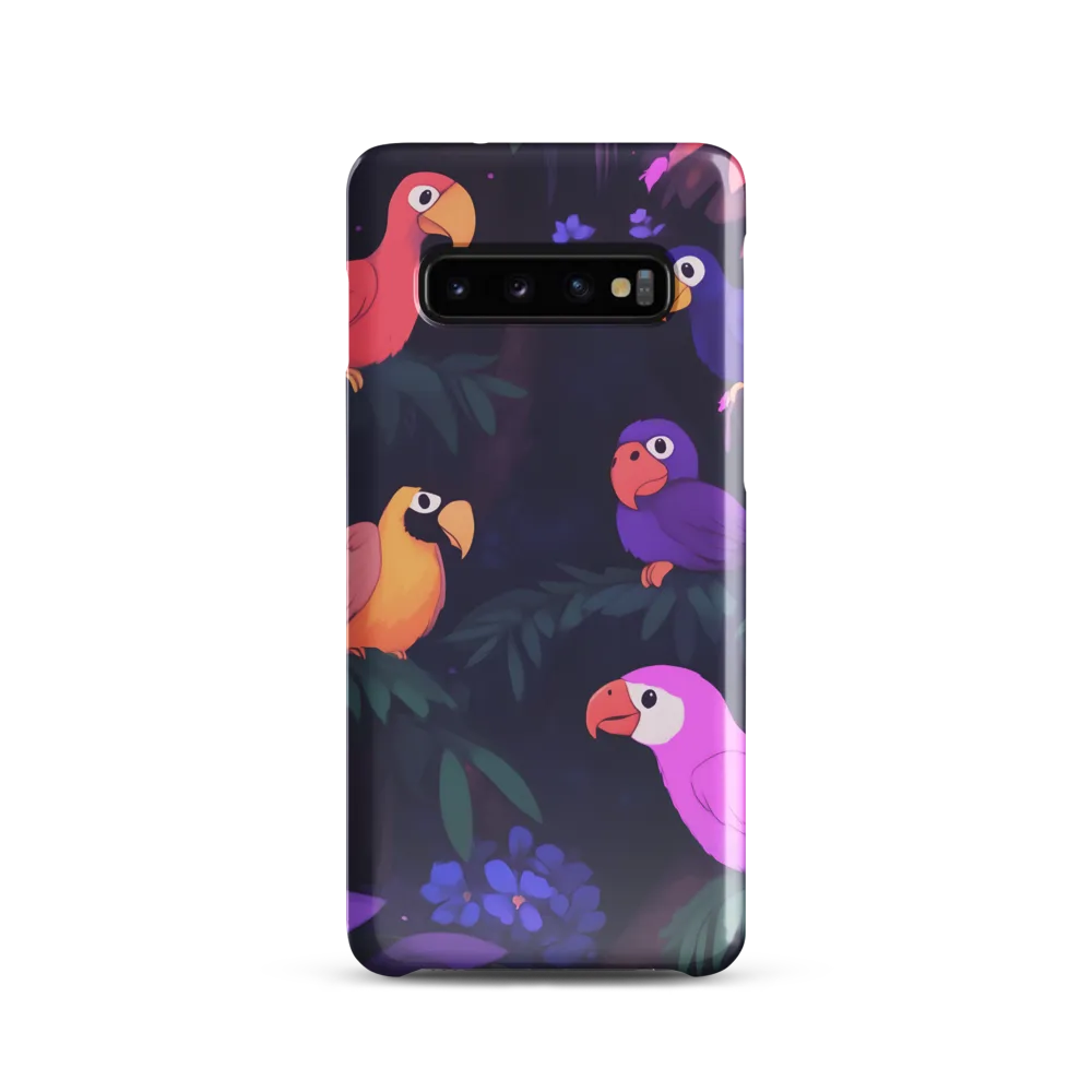 Tropical Parrot Playground | Phone Case |  S10 | Snap Case | Glossy