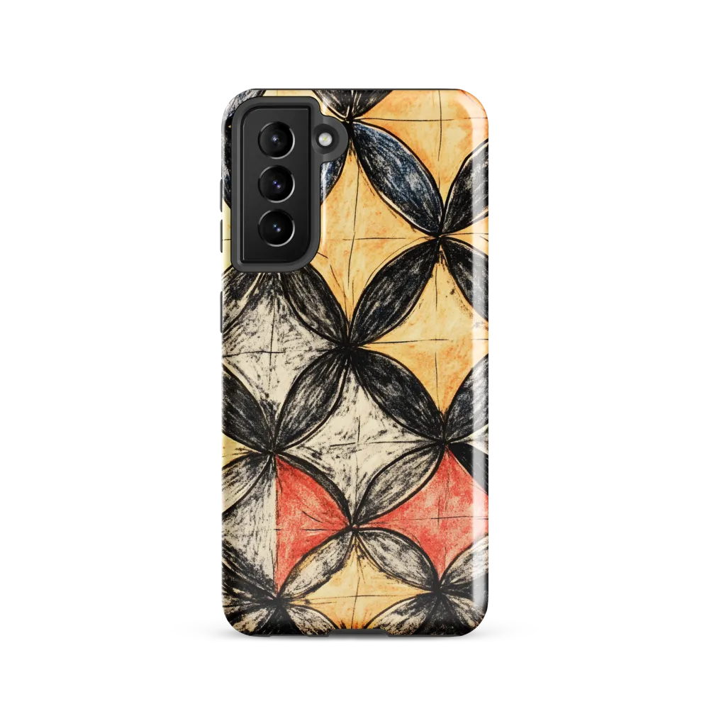 Geometric Harmony | Phone Case |  S21 | Tough Case | Glossy