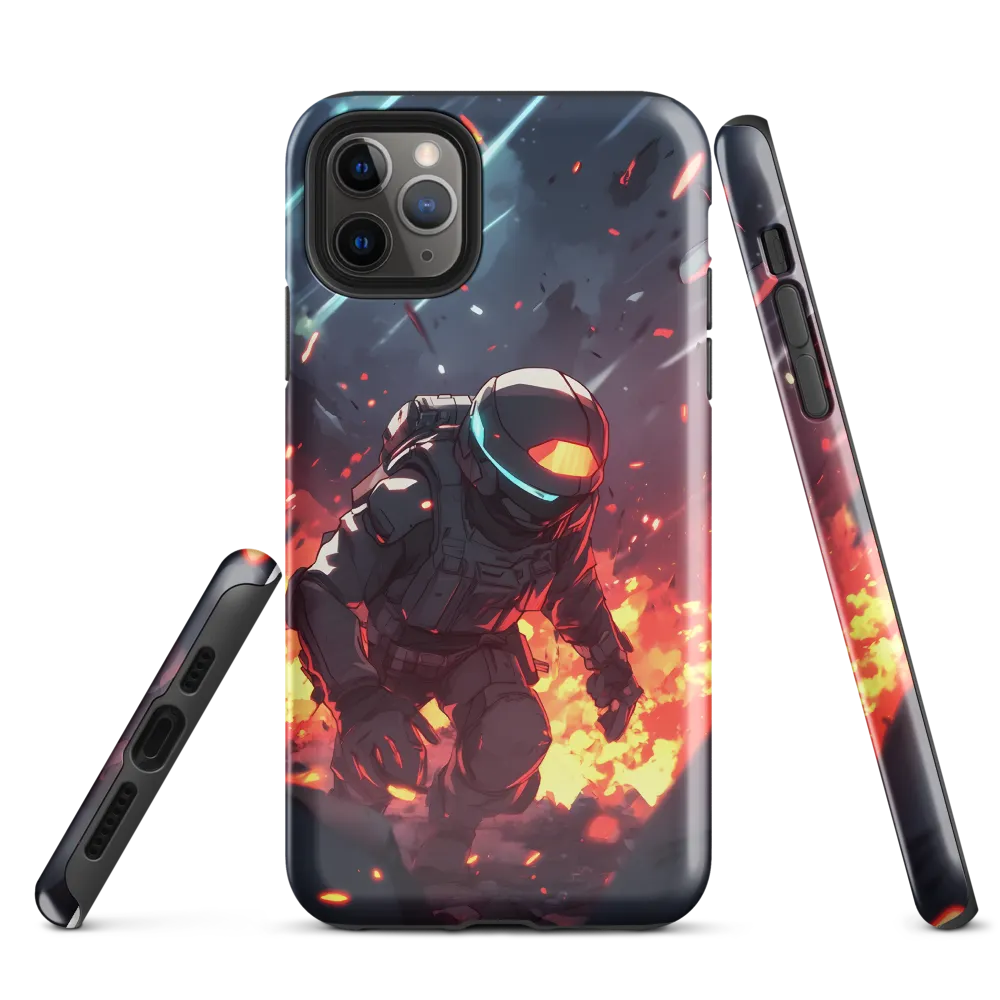 Astronaut Amidst Chaos | Phone Case |  11 Pro Max | Tough Case | Glossy