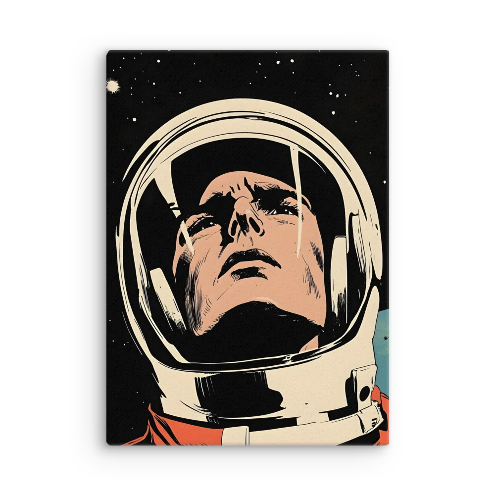 Gaze of the Astronaut | Thin Canvas | 20″×28″