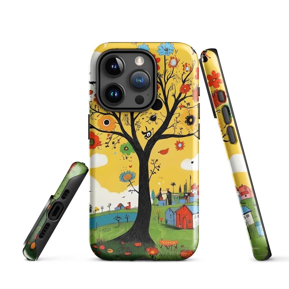 Whimsical Blooms of Life | Phone Case |  15 Pro | Tough Case | Glossy