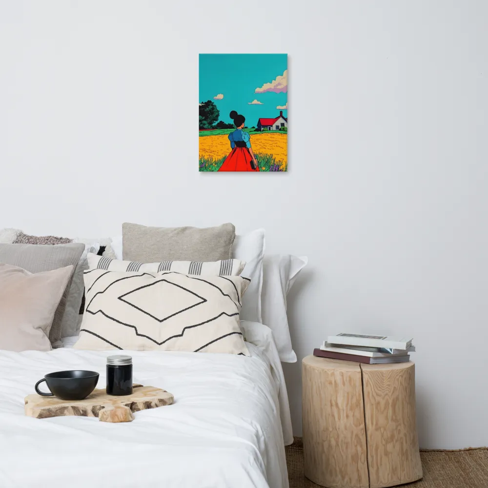 Whispers of a Sunlit Meadow | Canvas | 18″×24″