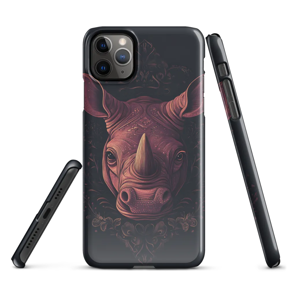 Regal Rhinoceros | Phone Case |  11 Pro Max | Snap Case | Glossy