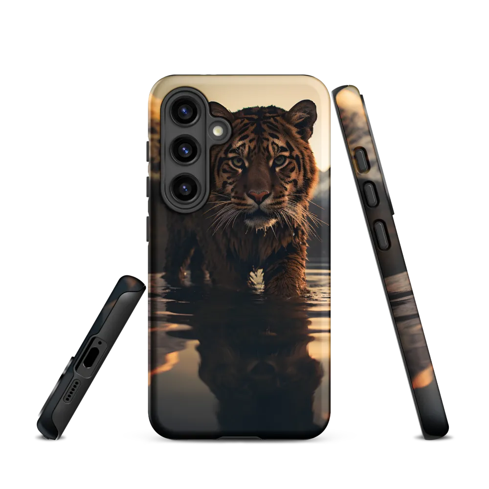 Majestic Reflection: The Tiger's Domain