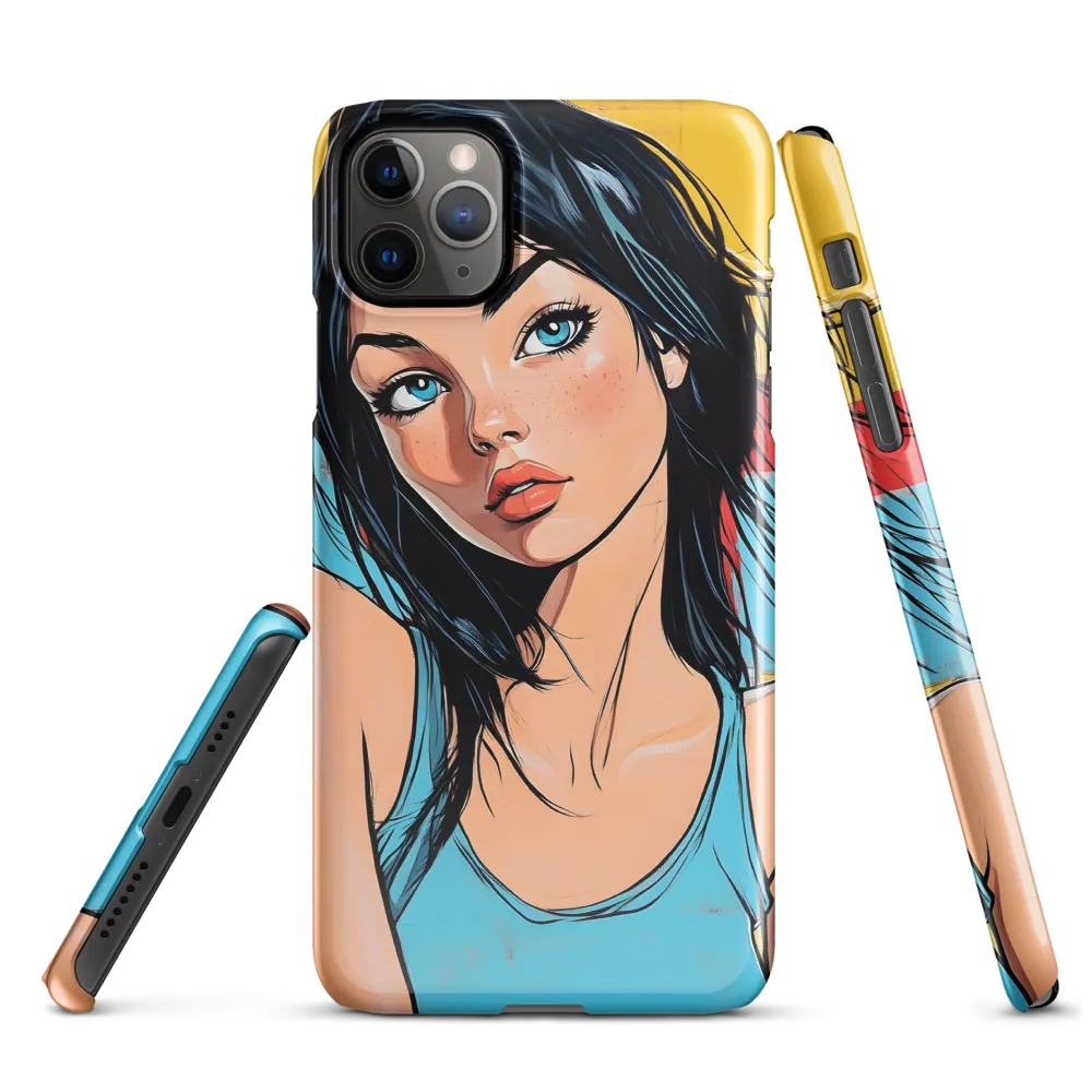 Vibrant Portrait of Modern Youth | Phone Case |  11 Pro Max | Snap Case | Glossy