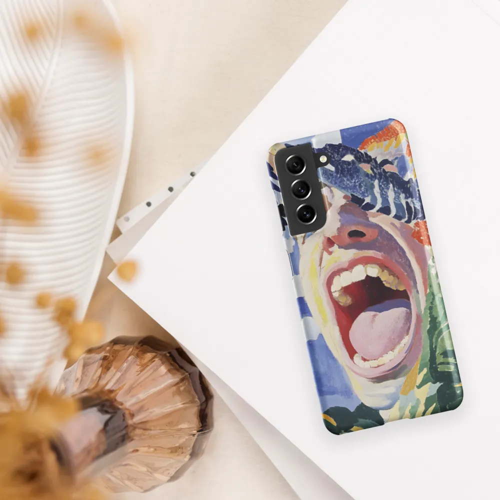 The Echo of Anguish | Phone Case |  S21 | Snap Case | Matte