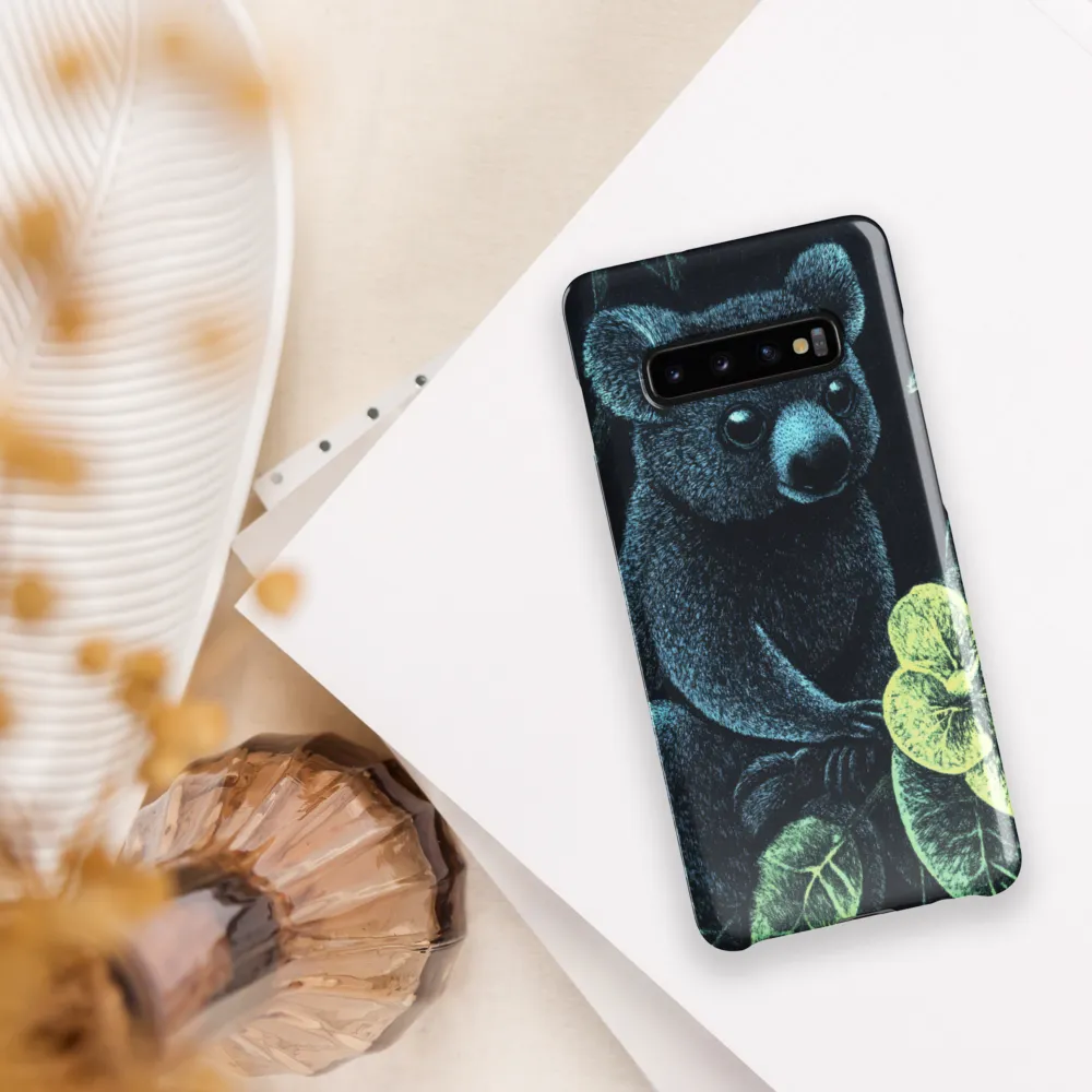 Whispers of Nature: The Enigmatic Koala | Phone Case |  S10 Plus | Snap Case | Glossy