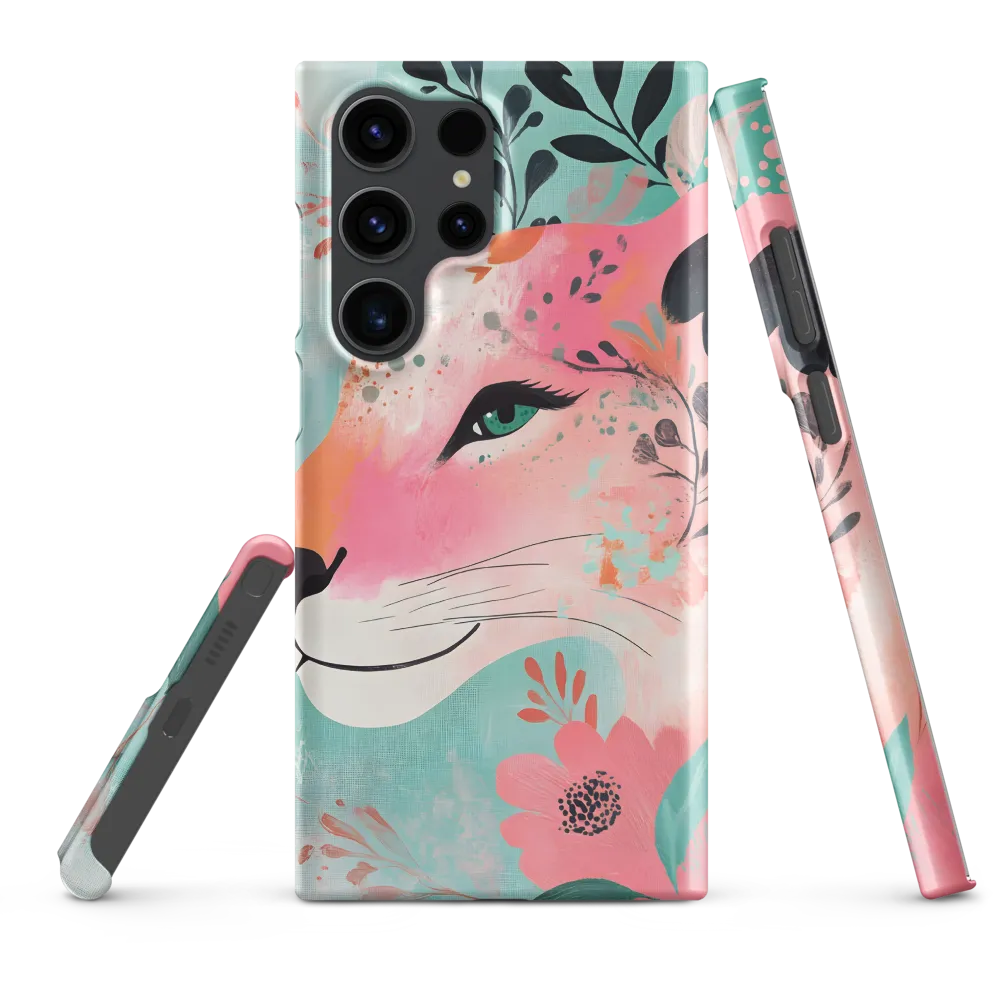 Whimsical Majesty: A Floral Lion