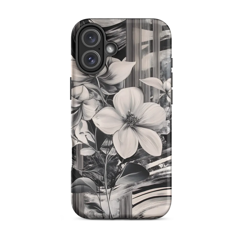 Ethereal Bloom: A Dance of Monochromes