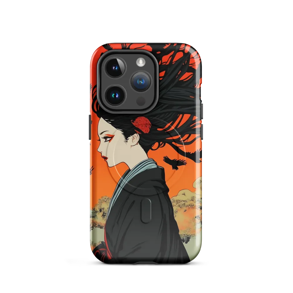 Whispers of Shadows | Phone Case |  14 Pro | MagSafe® Tough Case | Glossy